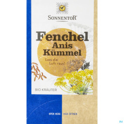 Sonnentor Fenchel - Anis - Kümmel Kräutertee bio Beutel 