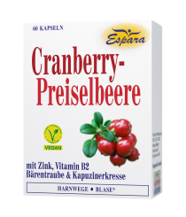 Espara Cranberry-Preiselbeere Kapseln 