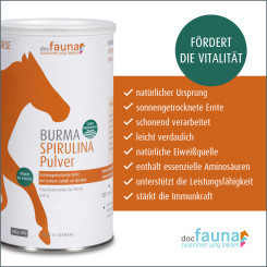 Burma Spirulina Pulver Horse 