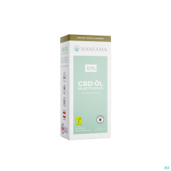 Hanfama Cbd Öl 10% Mundtropfen 10ml 