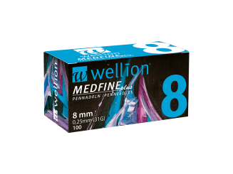 Wellion MEDFINE plus Pennadeln 8mm 