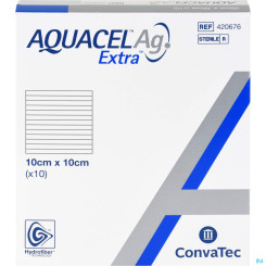 Convatec Aquacel Ag Extra 10x10 Cm 