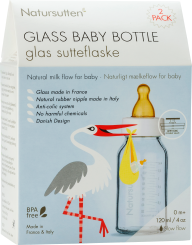 Babyflaschen aus Glas 120ml 
