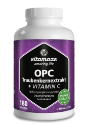 Vitamaze OPC Traubenkernextrakt hochdosiert +Vit.C 