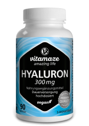Vitamaze Hyaluronsäure 300mg hochdosiert vegan 