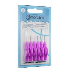 Nordics Öko Interdentalbürsten Sticks 0,4mm 