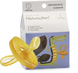 Bio Schnuller Rundschild Zahngerecht Größe L 