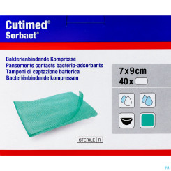 CUTIMED SORB.KOMPR  7X 9 40ST 