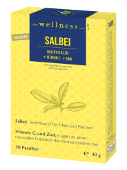 Wellness Salbei Lutschpastillen mit Vitamin C 