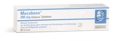 MUCOBENE LSB TBL 200MG 20STK 