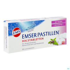 Emser Pastillen Salbei zuckerfrei 