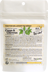 2in1 Shampoo & Duschgel Pulver Grüner Tee StepOne 