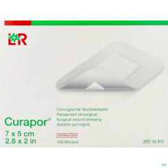 CURAPOR Wundverband steril chirurgisch 7 x 5 cm 