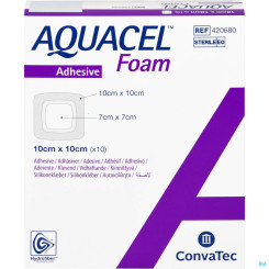 Aquacel Foam Haftend 10 x 10 cm 