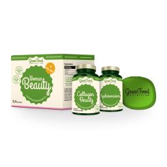 GreenFood Nutrition Woman Beauty + Pillbox ( Collagen + Hyaluronsäure ) 