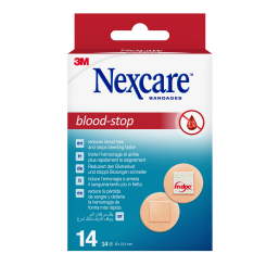 Nexcare™ Blood Stop Spots Blutstillende Pflaster, 22 mm, 14/Packung 