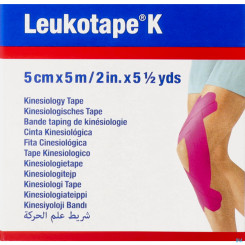 LEUKOTAPE K 5MX 5CM PINK 1ST 