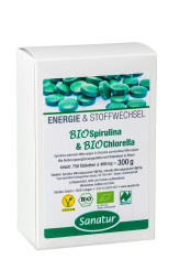 Sanatur Spirulina & Chlorella Tabletten BIO 