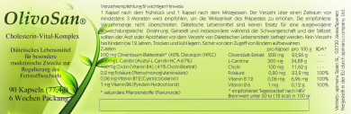 Apimanu Olivosan -Cholesterin und Immunsystem Vital Komplex 