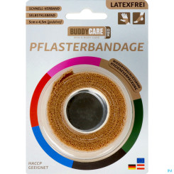 Buddycare Medizinischer Pflasterverband kohäsiv hautfarben 