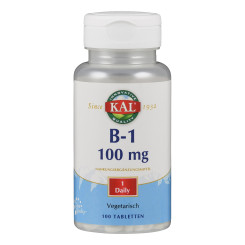Supplementa Vitamin B1 Thiamin 100 mg Tabletten 