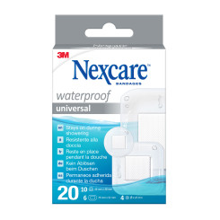Nexcare™ Waterproof Universal Pflaster, assortiert, 20/Packung 