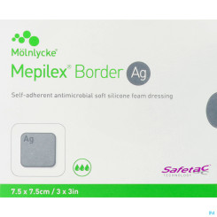 MEPILEX BORD AG  7,5X7,5CM 5ST 