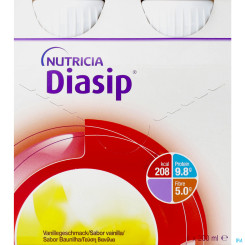 DIASIP 200ML VANILLE 4ST 