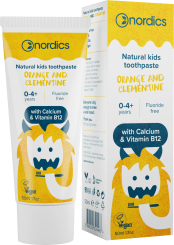Nordics Zahnpasta Kids Orange-Clementine ohne Fluor 50ml 