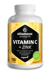 Vitamin C Tabletten 1000mg + Zink 