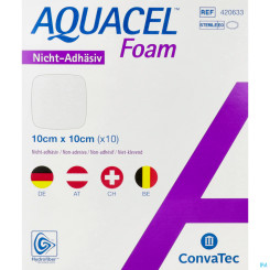 Aquacel Foam Nicht-haftend 10 x 10 cm 