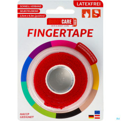 Buddycare Medizinisches Finger-Tape rot, 1 Stück 