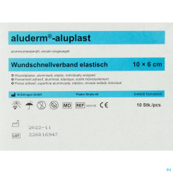 Aluderm/Aluplast Wundverbandpflaster 10 x 6 cm 