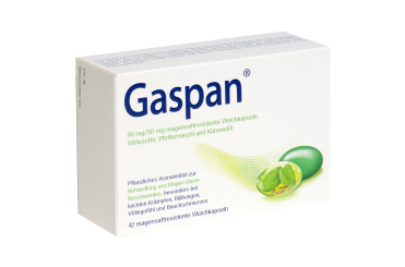 Gaspan 90mg/50mg magensaftresistente Weichkapseln 