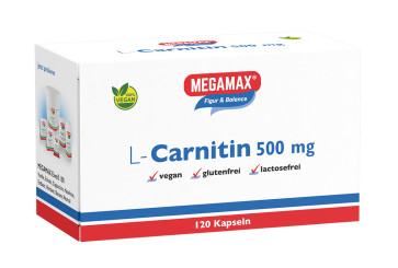 MEGAMAX® L-Carnitin 500 mg Kapseln 