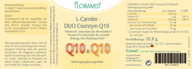 Floramed L-Carnitin - DUO Coenzym Q10 