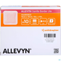 Allevyn Gentle Border Lite 10x10cm 