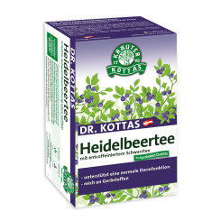Dr. Kottas Heidelbeertee mit entkoffeiniertem Schwarztee 