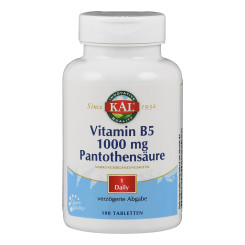 Supplementa Vitamin B5 1000 mg Pantothensäure Tabletten 