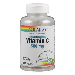 Supplementa Vitamin C 500 mg mit Hagebutte & Acerola, verz. Abgabe Kapseln 