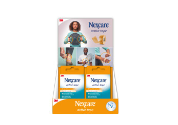 Nexcare™ Active Tape, Pflaster Display, 10 Rollen 