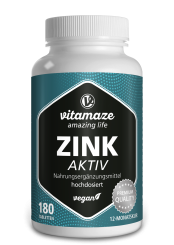 Vitamaze Zink aktiv hochdosiert vegan 
