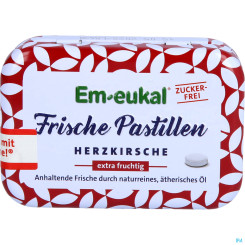 EM-EUKAL Patillen Zuckerfrei Herzkirsche 20g 