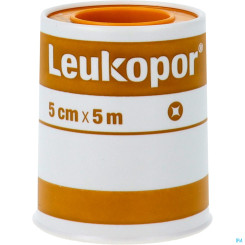 LEUKOPOR  5MX 5CM 1ST 