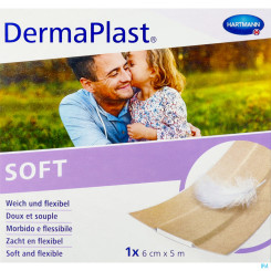 DERMAPLAST Professional Soft Pflaster 5 m x 6 cm 