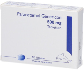 Paracetamol Genericon Tabletten 500mg 10 Stück 