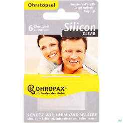 OHROPAX SIL.LAERM/WIND FARBL 6ST 