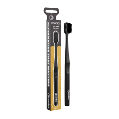 Nordics Öko Zahnbürste Premium 6.500 Borsten Black 