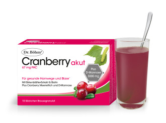 Dr. Böhm<sup>®</sup> Cranberry akut Brausegranulat 