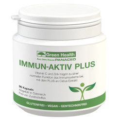 Panaceo Immun-Aktiv Plus Kapseln mit Vitamin C hochdosiert, Zink & Cistus-Extrakt 